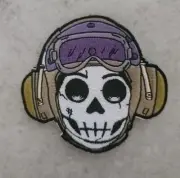 Military Flightline Patch AVIATION FUELS PURPLE Sugar skull Patch