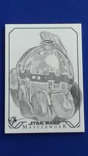 2016 Star Wars Masterwork - Sketch Card by Jessica Hickman /48