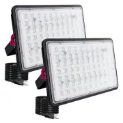 2 Pack 200W Led Outdoor FloodLight, Exterior Flood Lights, Outdoor Flood