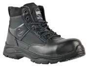 HOSS Men's 6" Watchman Composite Toe Work Boot Black - 50172