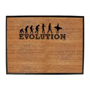 Evolution Surf - Funny Novelty Doormat Man Cave Floor mat