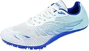 [ZHENSI] Women's Track and Field Shoes Spikes Sprint Shoes Breathable Lightweight for Running Racing Jumping
