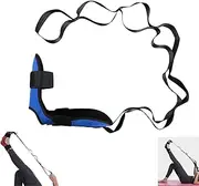 Izzila Stretching Strap with Loops and Detachable Foot, Izzila Fascia Stretcher, Calf Leg Hamstring Foot Stretcher, for Yoga, Flex Strap, Exercise, Recovery and Increasing Mobility
