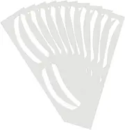 Airbrush Brow Mapping Guide Stickers | Brow Shape Tape - 10 Pairs Professional Eyebrow Dyeing Ruler, Dyeing Tinting Shaper, Auxiliary Stamp, Eyebrow Protection