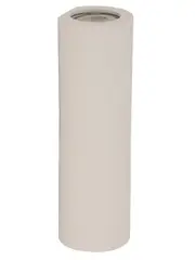 MFL By Masson Gypsum 2 Light Up/Down Cylinder Wall Sconce in White