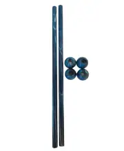 Vintage Mar-bell's Marbella Plastic Dowel Rods w/ Ends for Macrame Wall Hangings