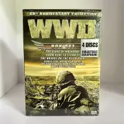 WWII 4 Disc DVD Box Set Guns Of Navarone Here To Eternity Bridge The River Kwai