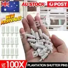 Up100x Plastic Spring Loaded Shutter Repair Pins Plantation Shutter Pins Durable