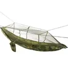 Single Double Camping Hammock With Mosquito Net Portable Tree Straps Hammock