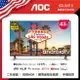 【限時下殺▼登錄送LINE TV季卡】AOC 43吋4K HDR Android 10(Google認證)液晶顯示器43U6415