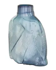Peyton Lane Blue Glass Blown Vase