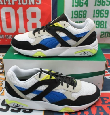 PUMA R698 White Lake Blue Ds 388605-01 Og All Size 10.5