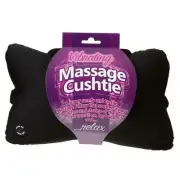 Massage Cushtie Relaxing Microbead Pillow Vibrating Cushion Battery Powered.