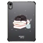 iPad mini (6th gen) iPad Impact Case Book cat by Moonaries illo