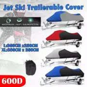 600D Jet Ski Trailerable Cover Waterproof For Yamaha Wave Runner EXR VX Cruiser