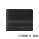 【Cerruti 1881】限量2折 頂級義大利小牛皮12卡短夾 全新專櫃展示品(5696M)