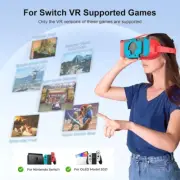 Functional Adaptable Head-Mounted 3D Display VR Glasses for Nintendo Switch OLED