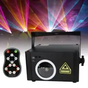 500mW DMX512 Full Color TF Animation Laser Projector DJ Disco Xmas Stage Lights
