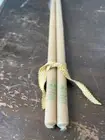 Set Of Two Handmade Colonial Candles of Cape Cod Tapers