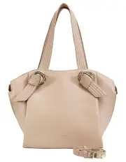 [Belle & Bloom] Heart Of Gold Leather Shoulder Bag in Light Brown