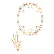 Couture Creations Wrought Iron Frame Cut and Create Die Set 2pc : Lavender Love