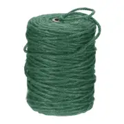 Natural Jute Twine String 328ft x 3mm Long Strong Ribbon Twine Rope Black Green