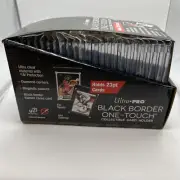 Ultra Pro One-Touch Magnetic Card Holder BLACK BORDER 23pt Point - BOX of 25 TCG
