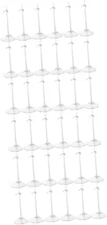 GLSTOY 2sets Doll Display Stand Holders for Dolls Figures Holders Sturdy Base Rack 18pcs*2
