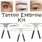 3D Balance Template Brow Stencil Shaper Tattoo Eyebrow Kit Ruler Makeup Tool AU