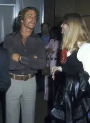 Ryan O Neal and Cybil Shepherd at Paper Moon Los Angeles P - 1973 Old Photo