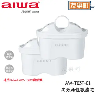 【AIWA 愛華】 瞬熱淨飲機專用濾心AW-T03F-01 (2入組) AW-T03W 濾芯 不含主機