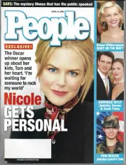 PEOPLE Mag April 14, 2003 - NICOLE KIDMAN - JENNIFER GARNER - BRAND NEW