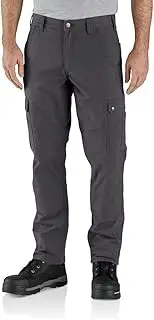[CARHARTT] Men's Rugged Flex Relaxed Fit Ripstop Cargo Fleece-Lined Work Pant