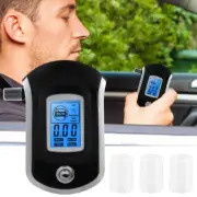 Alcohol Tester Portable Battery Powered Alcohol Breath Tester with LCD wenlM