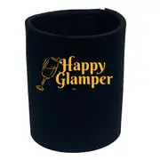Happy Glamper Camping - Funny Novelty Stubby Holder