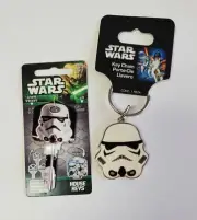 Star Wars Stormtrooper Keyring & Key Blank (KW1 KW10 KW11) 2013 Key Chain Ring