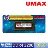 在飛比找momo購物網優惠-【UMAX】DDR4 3200 16GB 筆記型記憶體(10