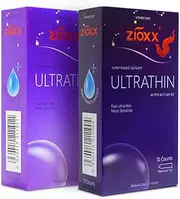 Zioxx Ultra Thin As Thin As it Can Be Condoms, Water Based Lube