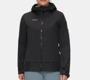 $299 Mammut Hardshell Ducan Guide HS Hooded Rain Waterproof Jacket Womens Medium