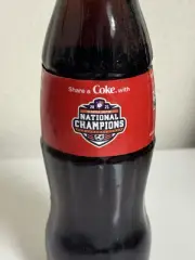 Coca Cola Bottle CLEMSON Tigers National Champs Soccer 2021 Share A Coke