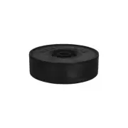 Coney Island Round Tortilla Warmer with Lid Stackable in Black