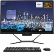 Aio All IN One Touch Screen I5 8 Gen 24 " Windows 11 Pro 4gb 120gb Full HD PC _