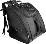 Ski Boot Backpack - Ski Gear Bag, Boots Snowboard Bag | Sturdy Waterproof 50L Heavy Duty Nylon Ski Accessories Backpack, Spacious Travel Storage for Winter Sports Equipment & Outdoor Use