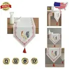 Versatile 100% Cotton Table Runner 14.5"x108" - Double Layer for Dining Elegance