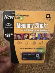 Lexar Media 128 MB Memory Stick (MS128-267) Factory Sealed
