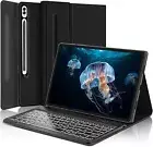 Bluetooth Backlit Keyboard Case For Samsung Galaxy Tab S9 Plus/S9 FE Plus 12.4"