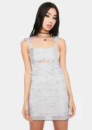 [ZEMETA] Cupid Love Mesh Mini Dress