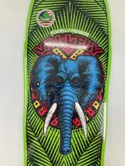 Powell Peralta Mike Vallely Lime Green Elephant Skateboard Deck Reissue Board