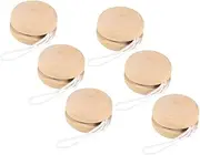 ERINGOGO 6pcs DIY Yo-yo Balls Finger Tablet Yo-yos for Tablet for Light up Girl Games Mini Graffiti Yo-yo Balls Drawing Wood