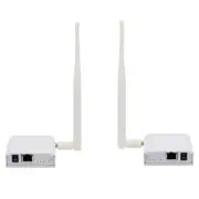 Wireless Bridge Point-to-Point Long Range Wireless Access with High-Gain Antenna, 2.4G WiFi Bridge White